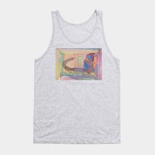 Bull Horns Behind the Mountains Tank Top